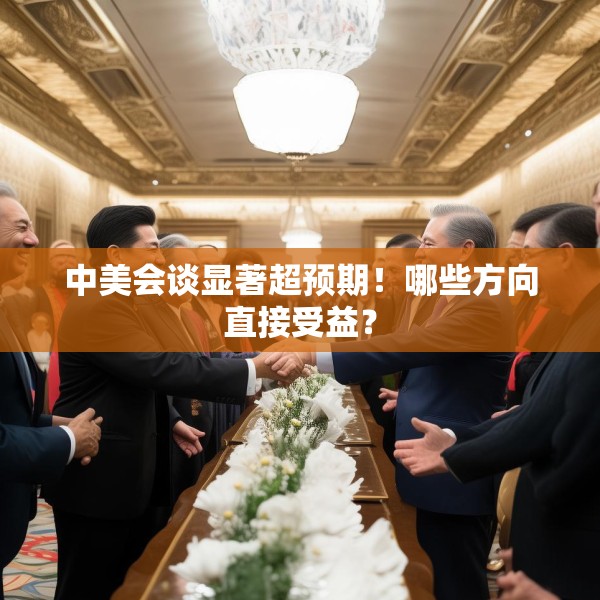中美会谈显著超预期！哪些方向直接受益？
