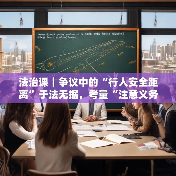 法治课｜争议中的“行人安全距离”于法无据，考量“注意义务”才更合理