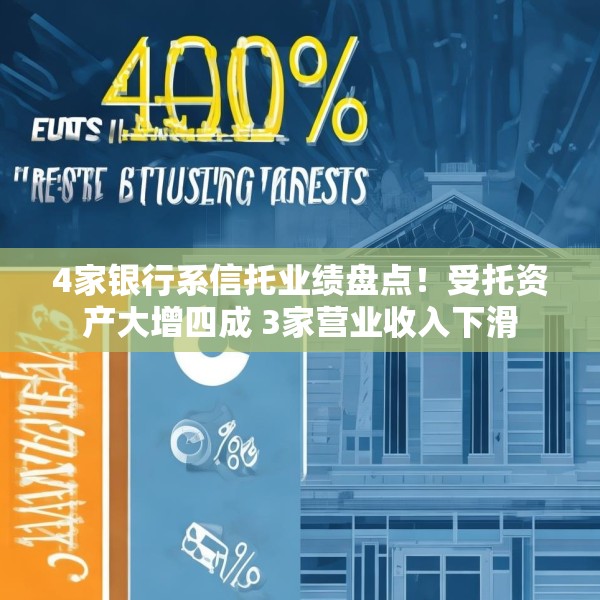 4家银行系信托业绩盘点！受托资产大增四成 3家营业收入下滑