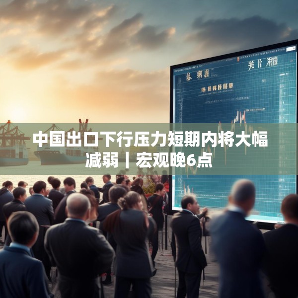中国出口下行压力短期内将大幅减弱｜宏观晚6点