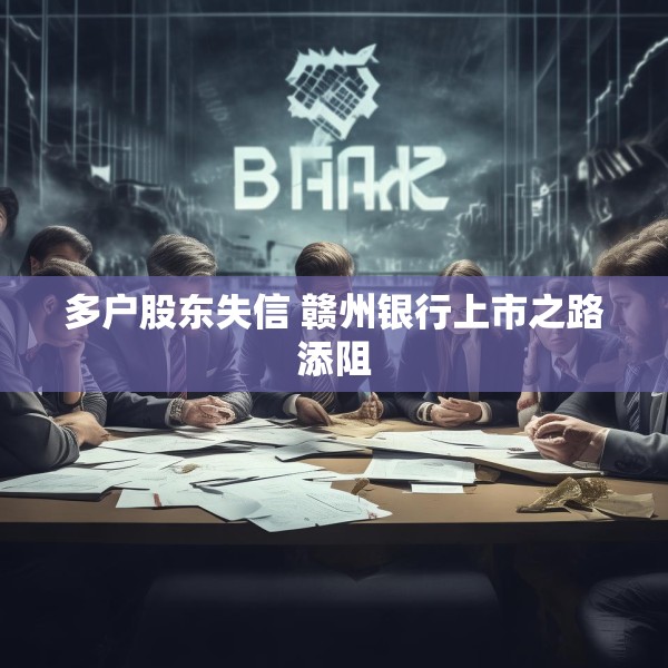 多户股东失信 赣州银行上市之路添阻