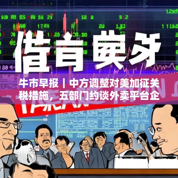 牛市早报｜中方调整对美加征关税措施，五部门约谈外卖平台企业
