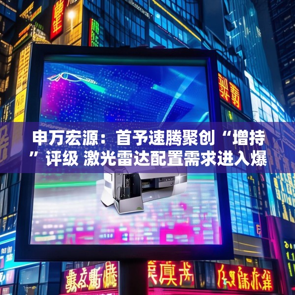 申万宏源：首予速腾聚创“增持”评级 激光雷达配置需求进入爆发期