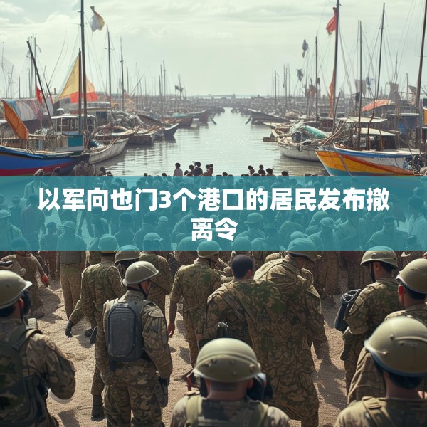以军向也门3个港口的居民发布撤离令