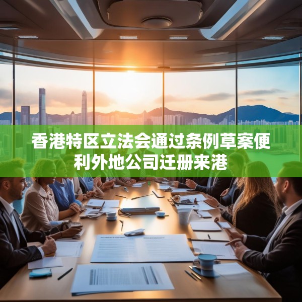 香港特区立法会通过条例草案便利外地公司迁册来港
