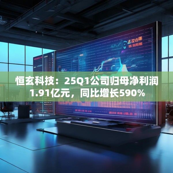恒玄科技：25Q1公司归母净利润1.91亿元，同比增长590%