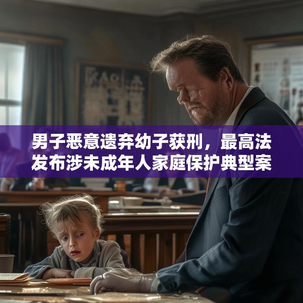 男子恶意遗弃幼子获刑，最高法发布涉未成年人家庭保护典型案例