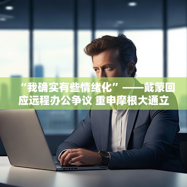 “我确实有些情绪化”——戴蒙回应远程办公争议 重申摩根大通立场不变