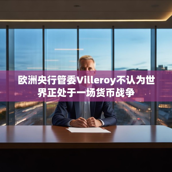 欧洲央行管委Villeroy不认为世界正处于一场货币战争