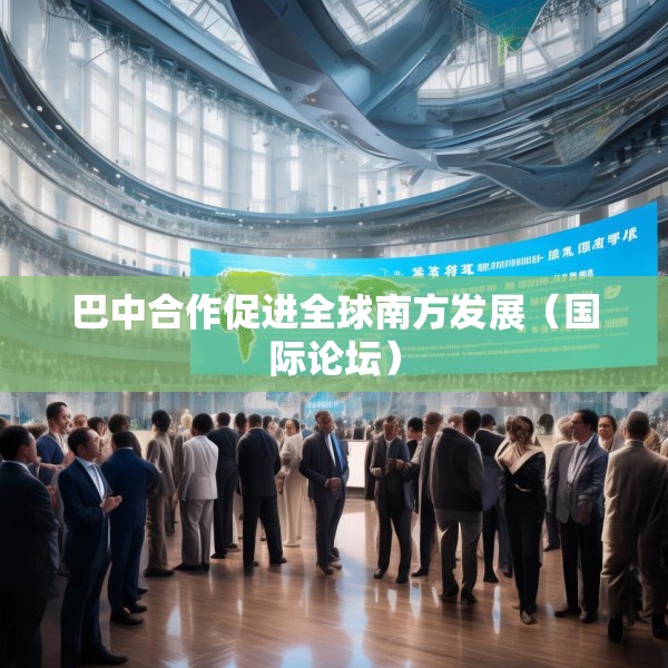 巴中合作促进全球南方发展（国际论坛）