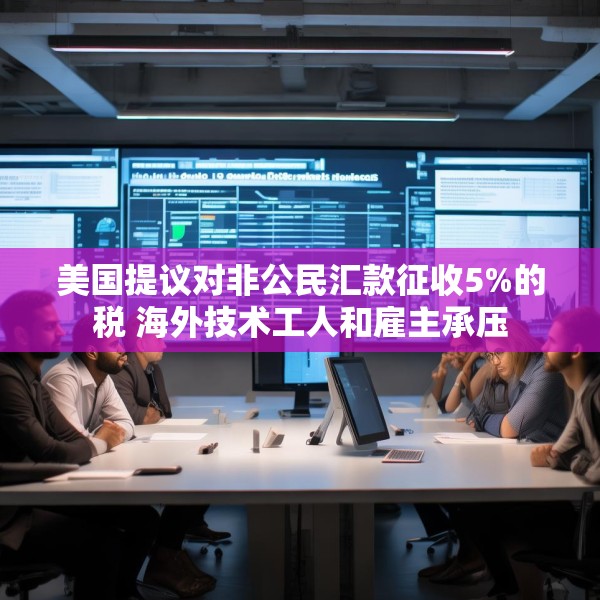 美国提议对非公民汇款征收5%的税 海外技术工人和雇主承压