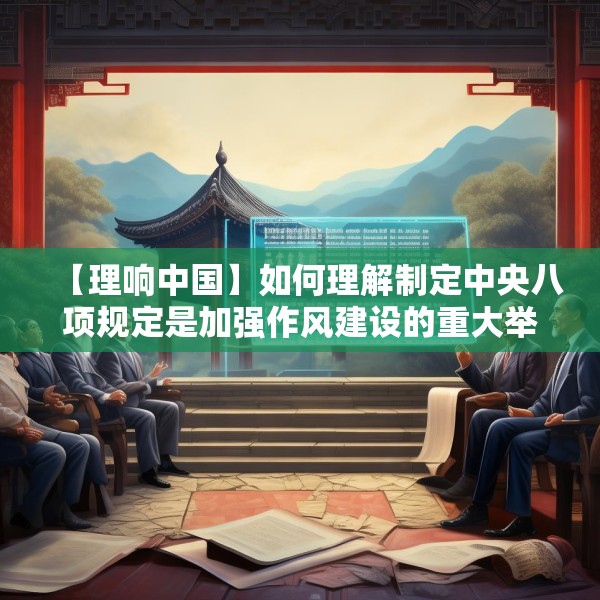 【理响中国】如何理解制定中央八项规定是加强作风建设的重大举措