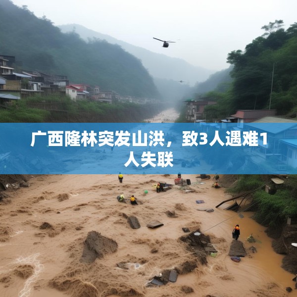 广西隆林突发山洪，致3人遇难1人失联