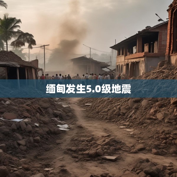 缅甸发生5.0级地震