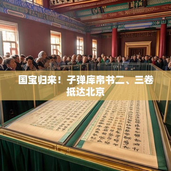 国宝归来！子弹库帛书二、三卷抵达北京