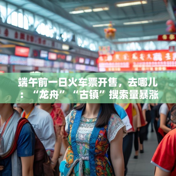 端午前一日火车票开售，去哪儿：“龙舟”“古镇”搜索量暴涨近两倍