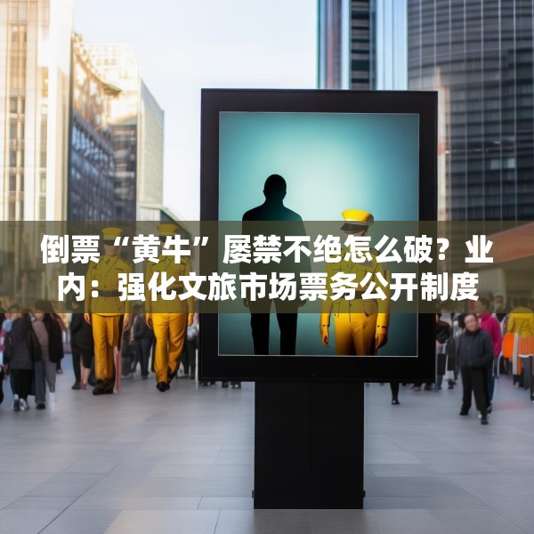 倒票“黄牛”屡禁不绝怎么破？业内：强化文旅市场票务公开制度