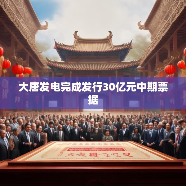大唐发电完成发行30亿元中期票据