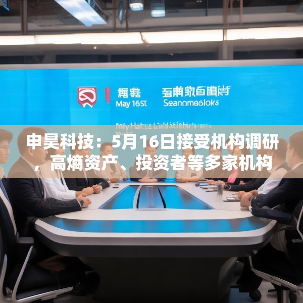 申昊科技：5月16日接受机构调研，高熵资产、投资者等多家机构参与