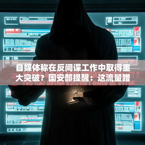 自媒体称在反间谍工作中取得重大突破？国安部提醒：这流量蹭不得