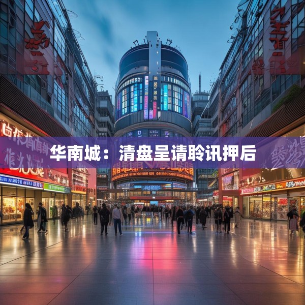 华南城：清盘呈请聆讯押后