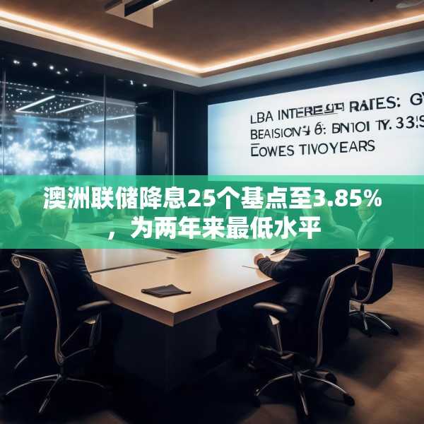 澳洲联储降息25个基点至3.85%，为两年来最低水平
