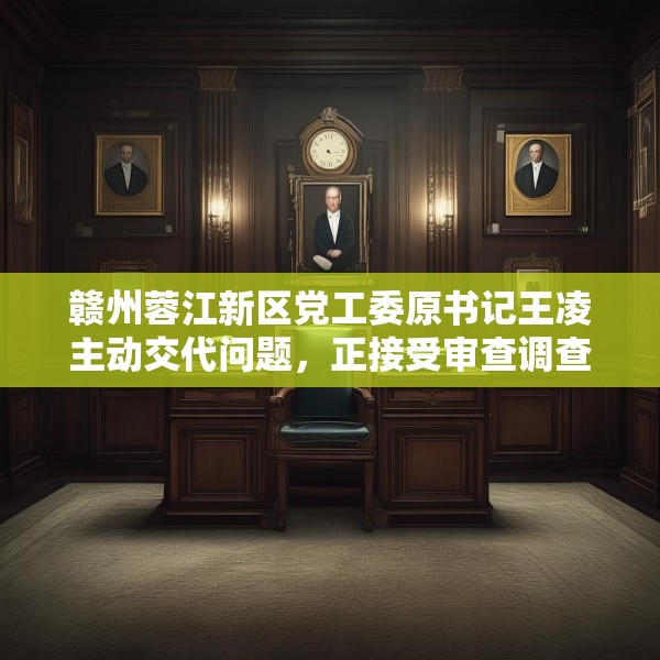 赣州蓉江新区党工委原书记王凌主动交代问题，正接受审查调查