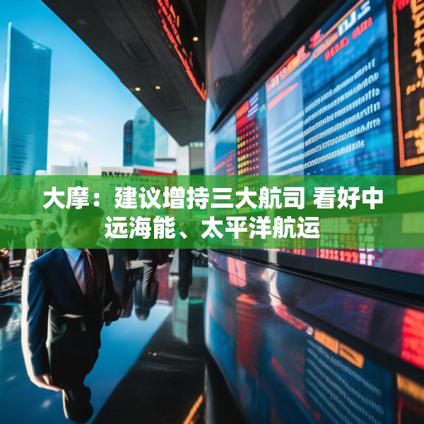 大摩：建议增持三大航司 看好中远海能、太平洋航运