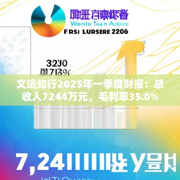 文远知行2025年一季度财报：总收入7244万元，毛利率35.0%