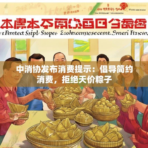 中消协发布消费提示：倡导简约消费，拒绝天价粽子