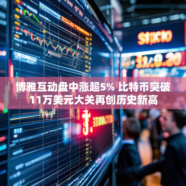 博雅互动盘中涨超5% 比特币突破11万美元大关再创历史新高