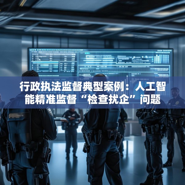 行政执法监督典型案例：人工智能精准监督“检查扰企”问题