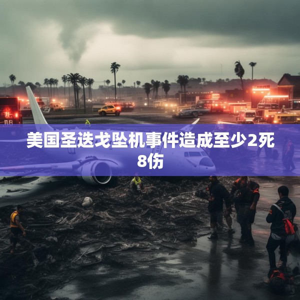 美国圣迭戈坠机事件造成至少2死8伤
