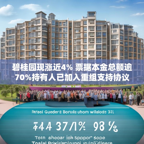 碧桂园现涨近4% 票据本金总额逾70%持有人已加入重组支持协议