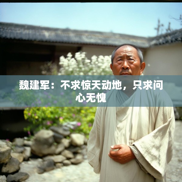魏建军：不求惊天动地，只求问心无愧