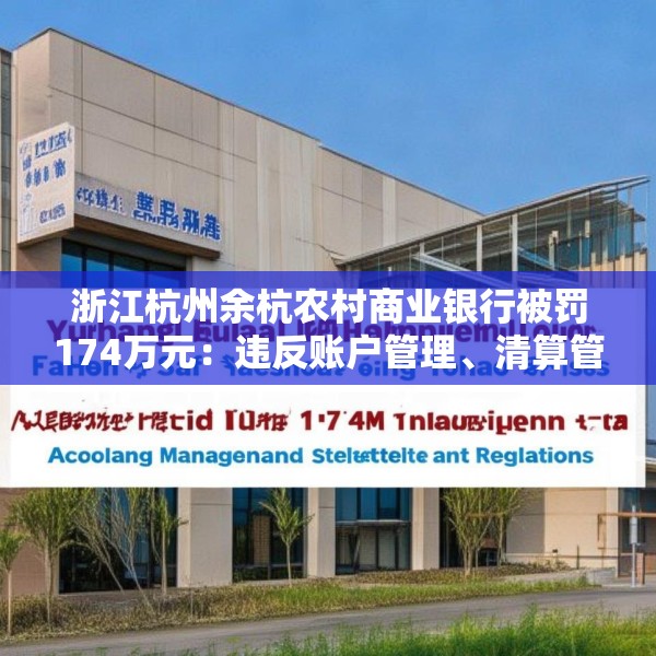 浙江杭州余杭农村商业银行被罚174万元：违反账户管理、清算管理规定