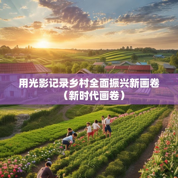 用光影记录乡村全面振兴新画卷（新时代画卷）
