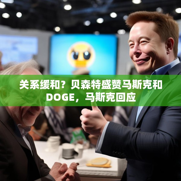 关系缓和？贝森特盛赞马斯克和DOGE，马斯克回应