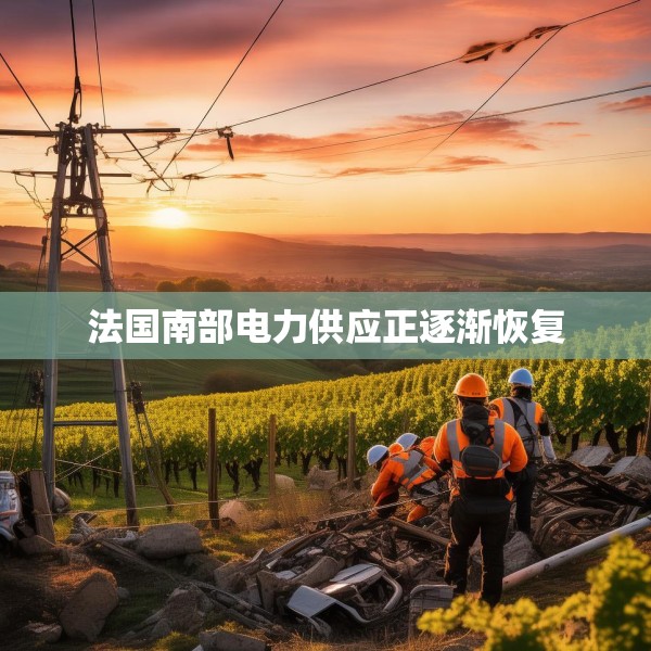 法国南部电力供应正逐渐恢复