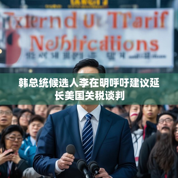 韩总统候选人李在明呼吁建议延长美国关税谈判