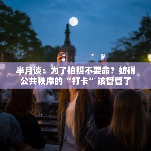 半月谈：为了拍照不要命？妨碍公共秩序的“打卡”该管管了