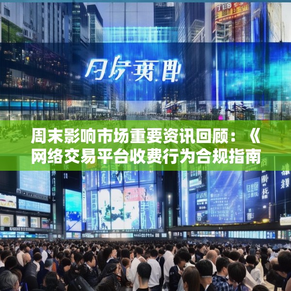 周末影响市场重要资讯回顾：《网络交易平台收费行为合规指南》征求意见 首批新型浮动费率基金获批