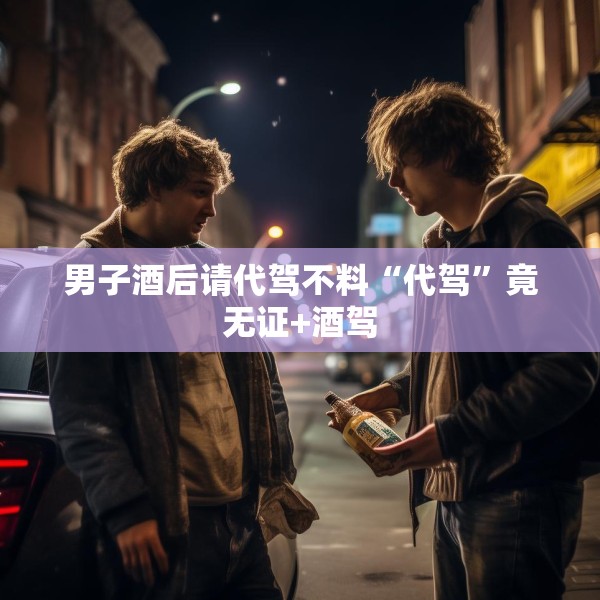 男子酒后请代驾不料“代驾”竟无证+酒驾