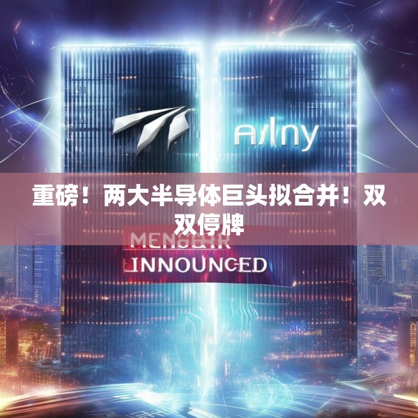 重磅！两大半导体巨头拟合并！双双停牌
