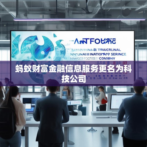 蚂蚁财富金融信息服务更名为科技公司
