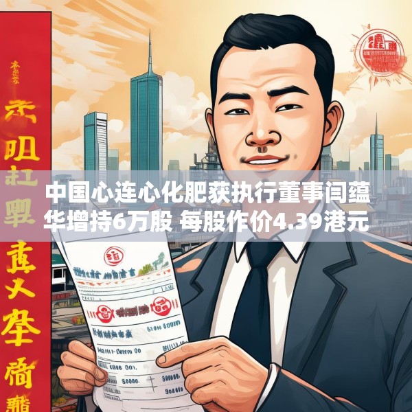 中国心连心化肥获执行董事闫蕴华增持6万股 每股作价4.39港元