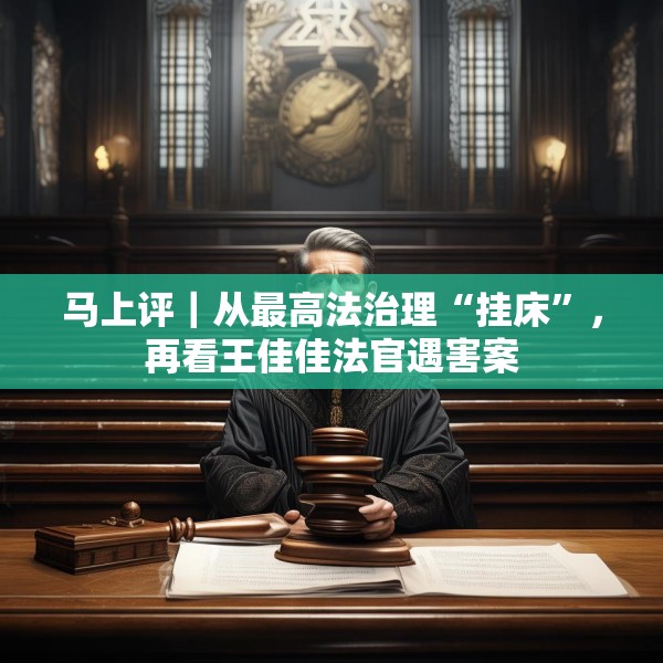 马上评｜从最高法治理“挂床”，再看王佳佳法官遇害案