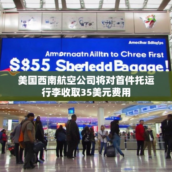 美国西南航空公司将对首件托运行李收取35美元费用