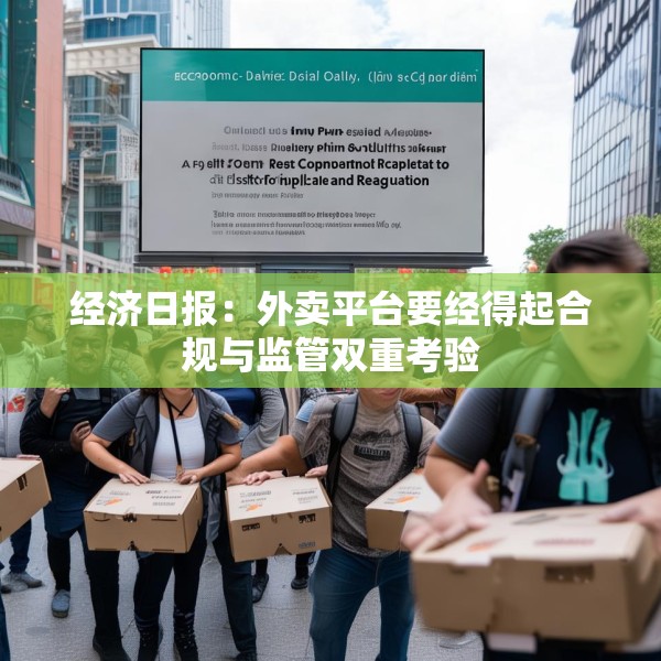 经济日报：外卖平台要经得起合规与监管双重考验