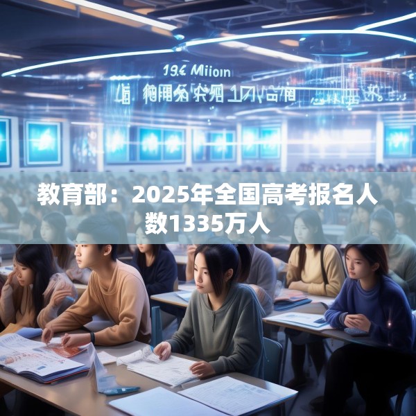 教育部：2025年全国高考报名人数1335万人